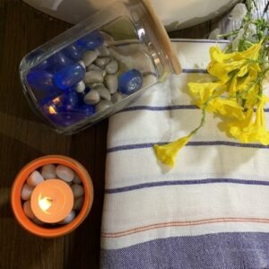 Natural Black Basket in Jute #27