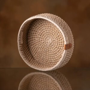 Natural Black Basket in Jute #11